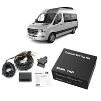 TAG Rear Step, Towbar & Wiring for Mercedes-Benz Sprinter Van - 5,0T Narrow Chassis MWB (907 Series, 519 Variant) (01/2019 - On)