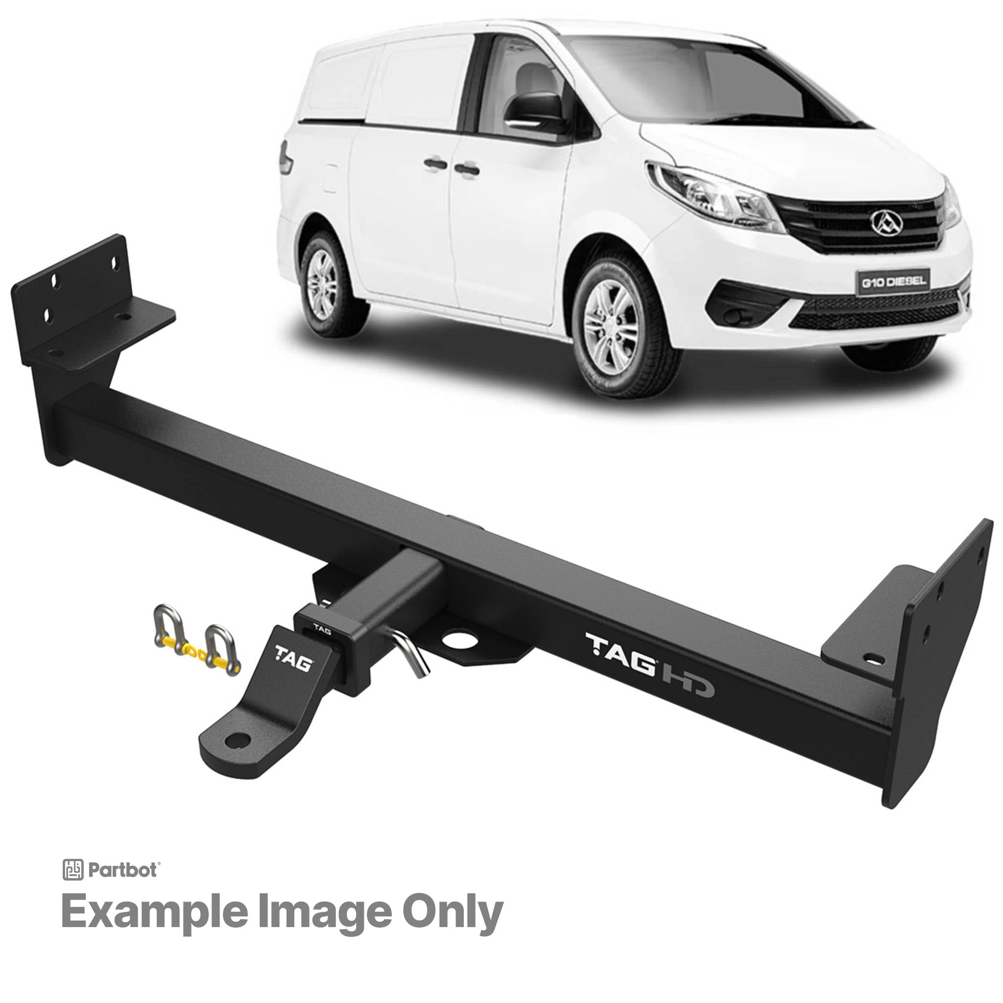 TAG Heavy Duty Towbar for LDV Deliver 9 Van LWB models (07/2020 - on) main image 0