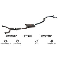 Redback Performance Exhaust System for Ford Fairmont (01/1992 - 08/1998), Falcon (01/1992 - 08/1998)