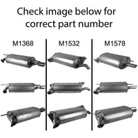 Standard Rear Muffler For Toyota Camry 2.4 and 3.0L (ACV36, MCV36) (09/2002 -06/2006)
