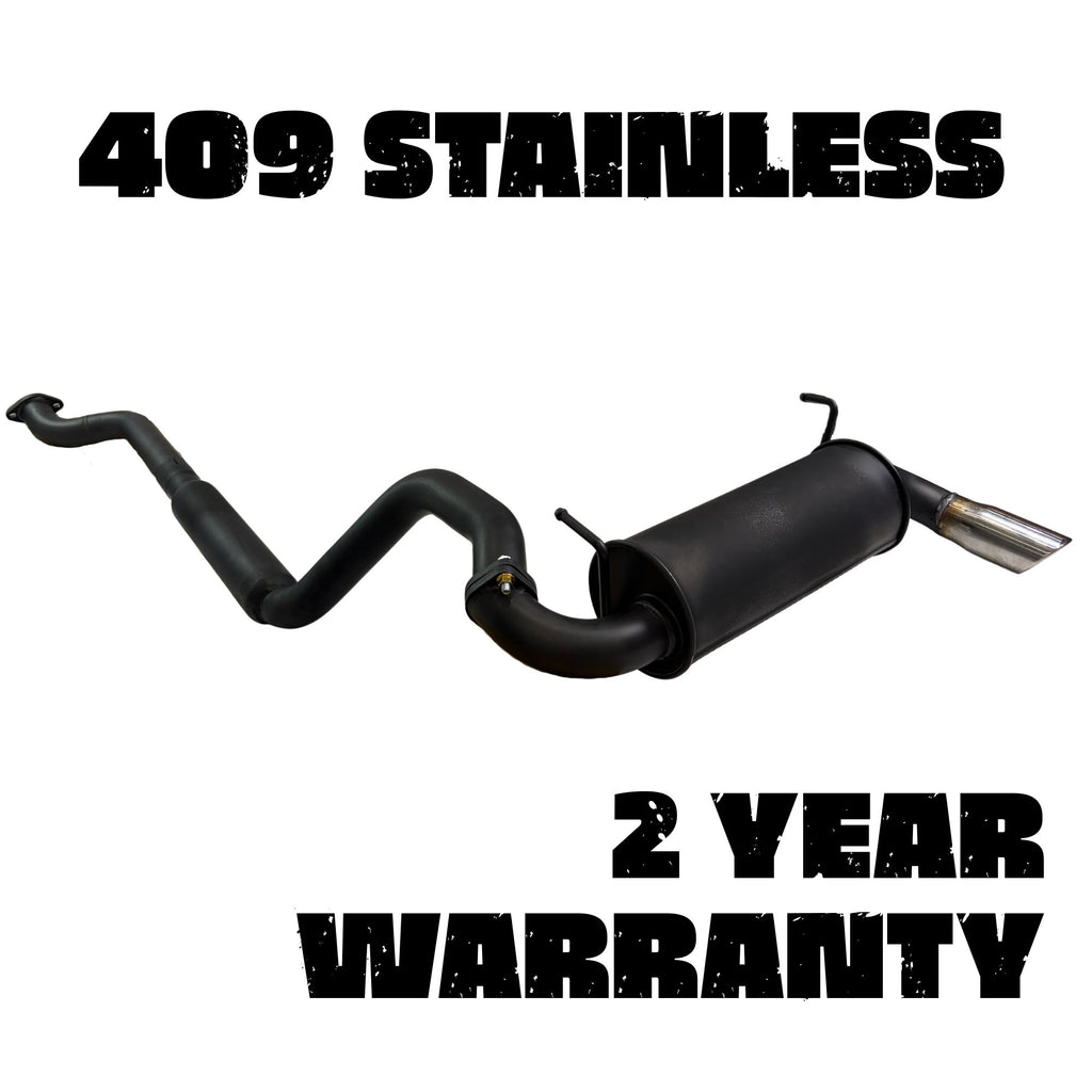 Exhaust For Suzuki Jimny 3 & 5 Door - Cat Back Stainless Steel With Muffler