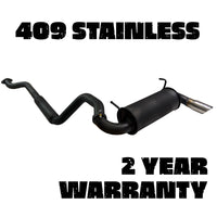 Exhaust For Suzuki Jimny 3 & 5 Door - Cat Back Stainless Steel With Muffler