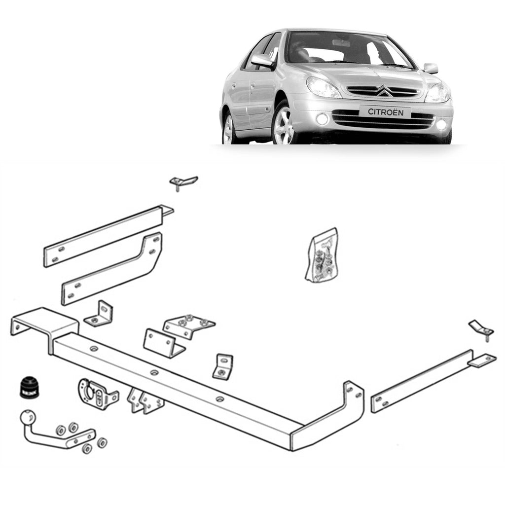 Brink Towbar European for Citroen Xsara (02/2001 - 04/2005), Citroen Xsara (04/1997 - 03/2005)