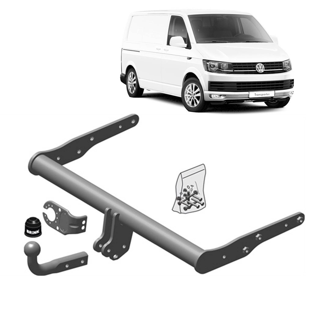 Brink Towbar European for Volkswagen Multivan (11/2003 - on), Volkswagen Transporter (04/2003 - 08/2015), Volkswagen Transporter / Caravelle (04/2003 - 08/2015), Volkswagen Multivan (04/2015 - on), Volkswagen Transporter / Caravelle (04/2015 -...