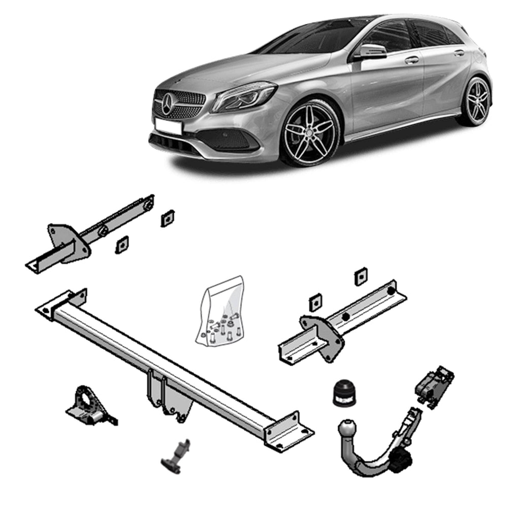 Brink Towbar European for MERCEDES-BENZ B-CLASS (03/2005 - 11/2011), MERCEDES-BENZ A-CLASS (09/2004 - 05/2018)