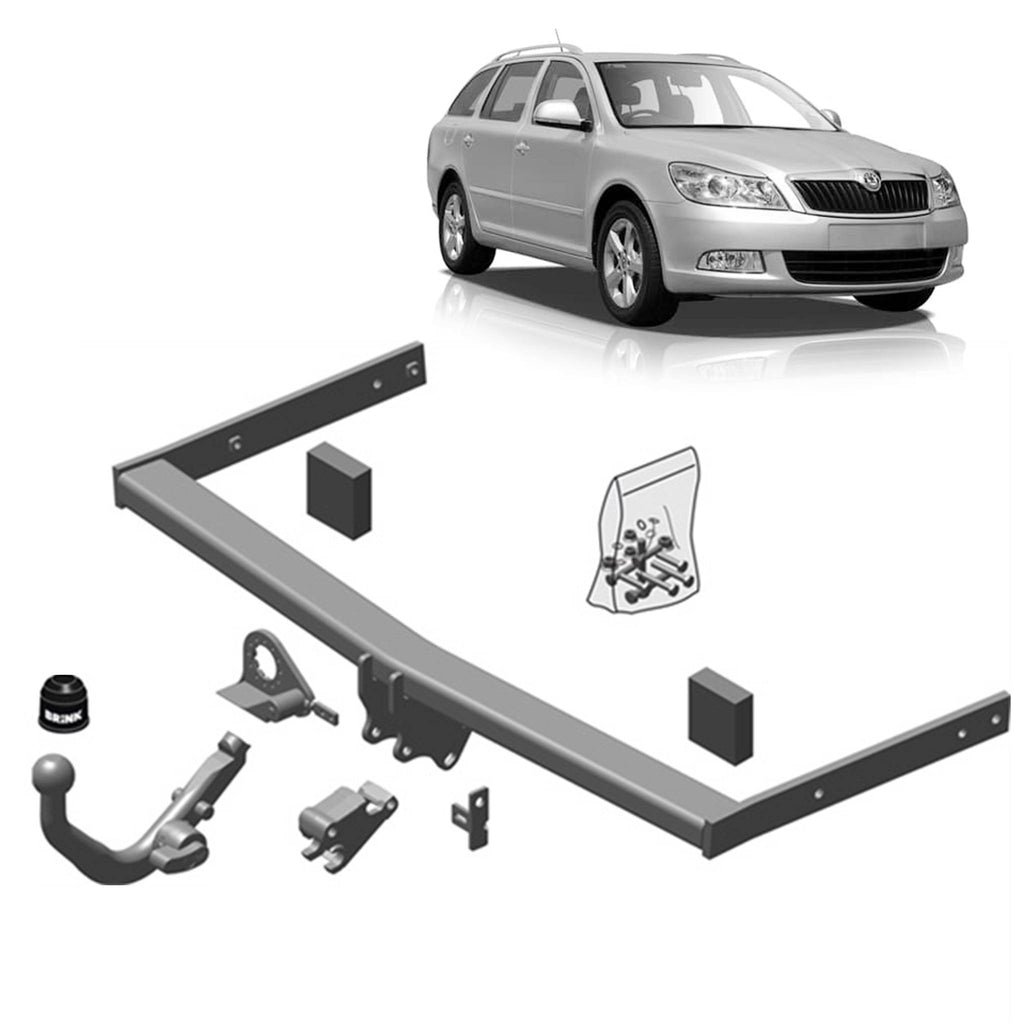 Brink Towbar European for Skoda Octavia (02/2004 - 06/2013), Skoda Octavia (06/2004 - 06/2013)