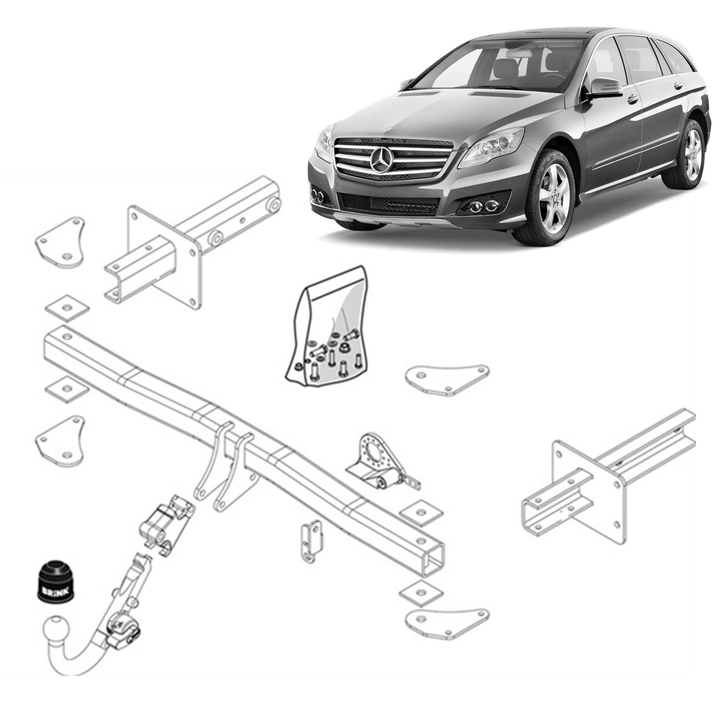 Brink Towbar European for MERCEDES-BENZ R-CLASS (08/2005 - 12/2014)