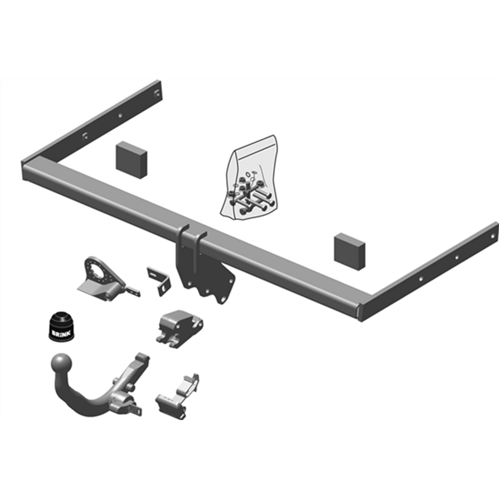 Brink Towbar European for Skoda Superb (10/2009 - 05/2015), Skoda Superb (03/2008 - 05/2015)
