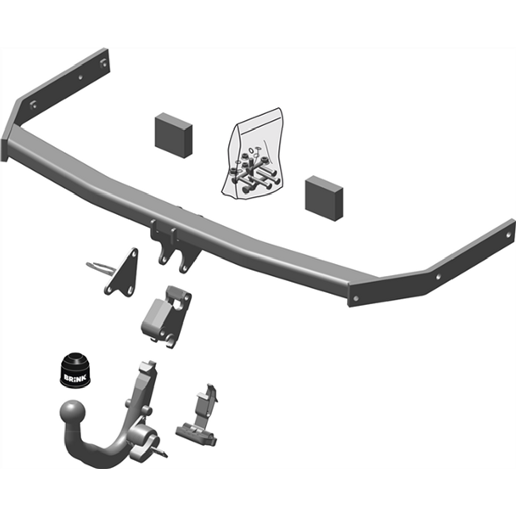 Brink Towbar European for Skoda Yeti (04/2009 - on)