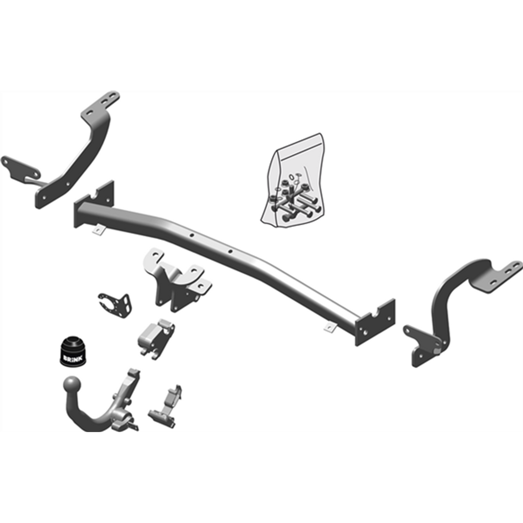 Brink Towbar European for Peugeot 5008 (09/2009 - 12/2013), Citroen C4 Picasso (05/2007 - 08/2013), Citroen C4 Grand Picasso (10/2006 - 12/2013)