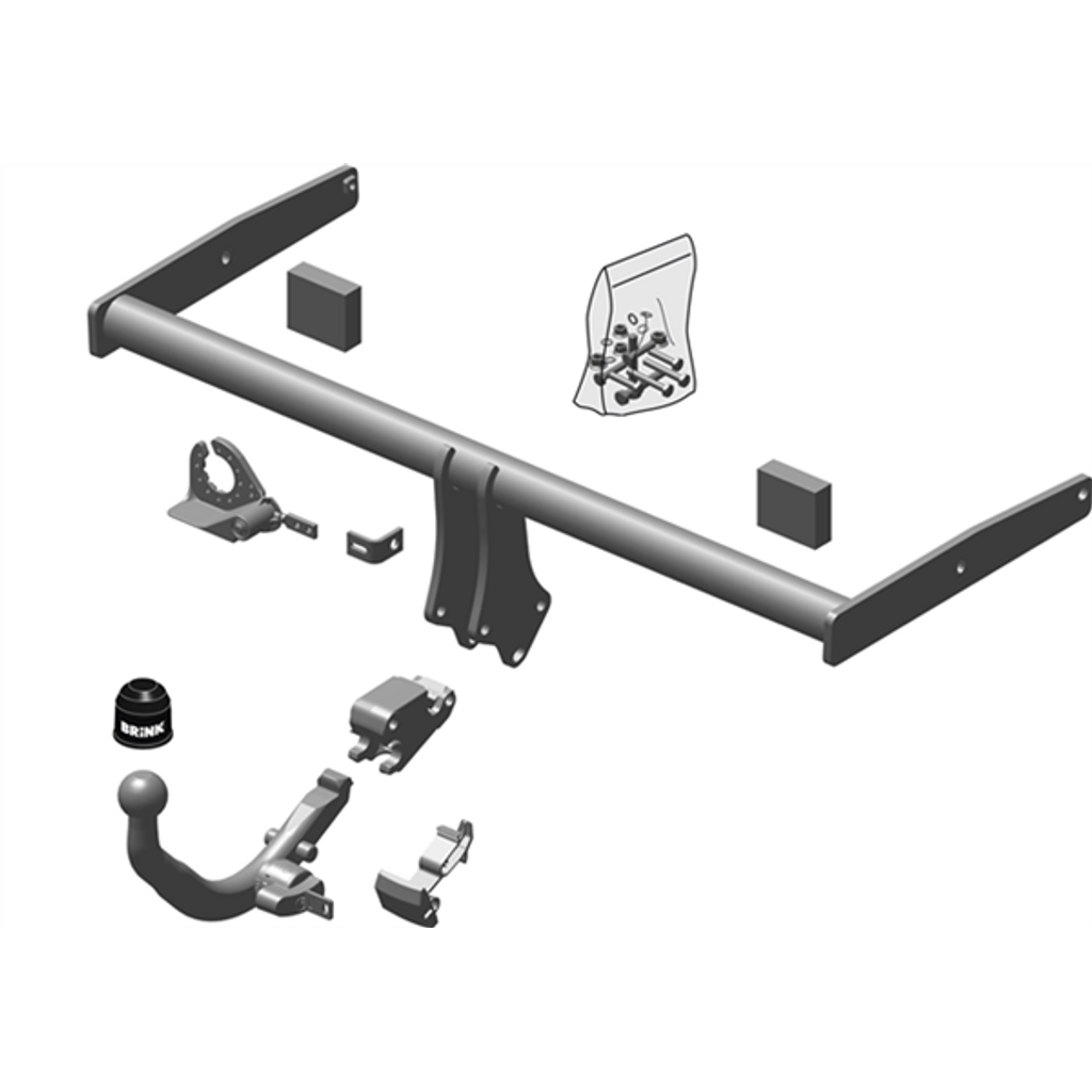 Brink Towbar European for Audi A1 (11/2014 - 10/2018)