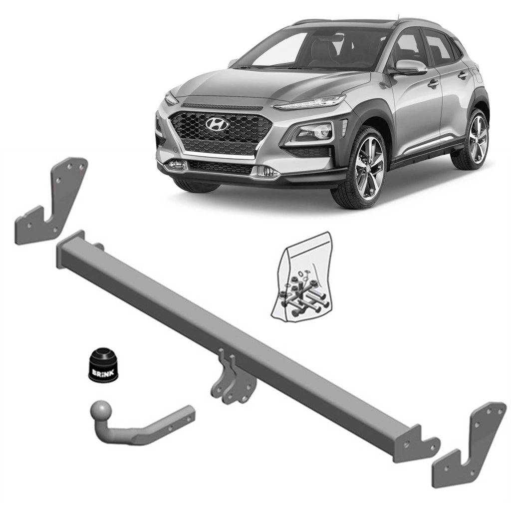 Brink Detachable Towbar for Hyundai Kona OS, OSE, OSI (09/2017 - 04/2023)