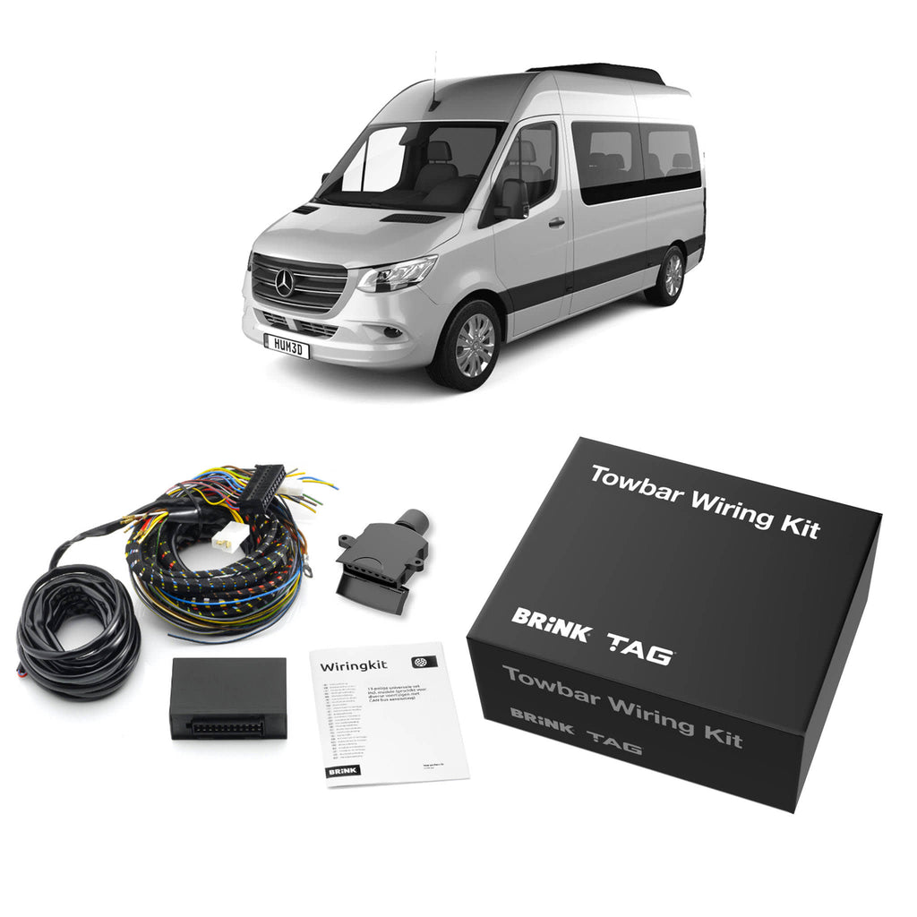 TAG Rear Step, Towbar & Wiring for Mercedes-Benz Sprinter Van - 5,0T Narrow Chassis MWB (907 Series, 519 Variant) (01/2019 - On)