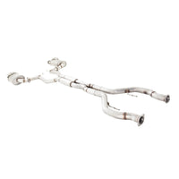 3 Inch Xforce Exhaust for Commodore VE and VF V8 Ute Twin Catback System With Centre Hotdogs