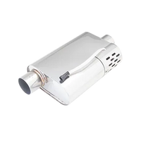 w/ Hidden Motor, Oval, 2-1/2