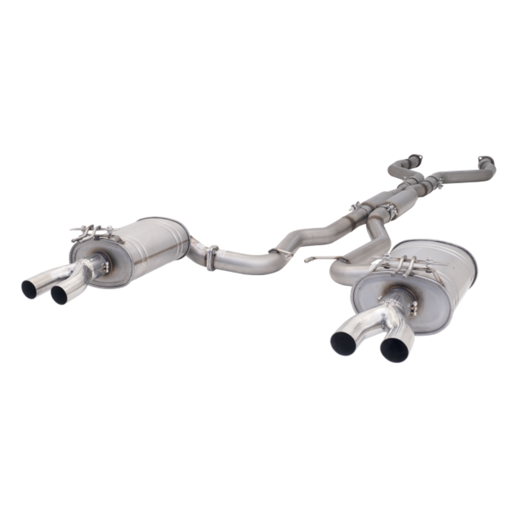 Xforce Exhaust For HSV VF Sedan & Wagon Raw 409 Stainless Steel Twin 3