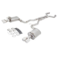 3 Inch Xforce Exhaust for Commodore VE and VF V8 Ute Twin Catback System With Centre Hotdogs