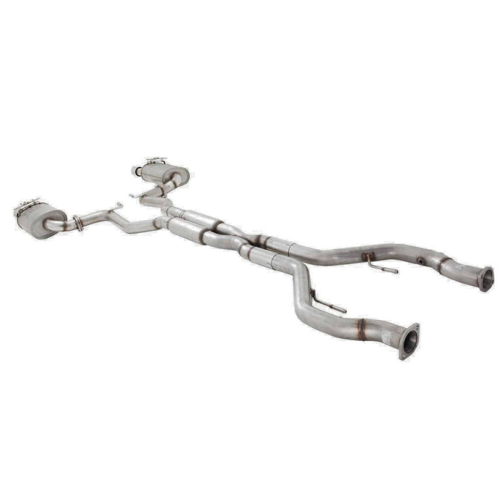 3 Inch Xforce Exhaust for Commodore VE and VF V8 Ute Twin Catback System With Centre Hotdogs
