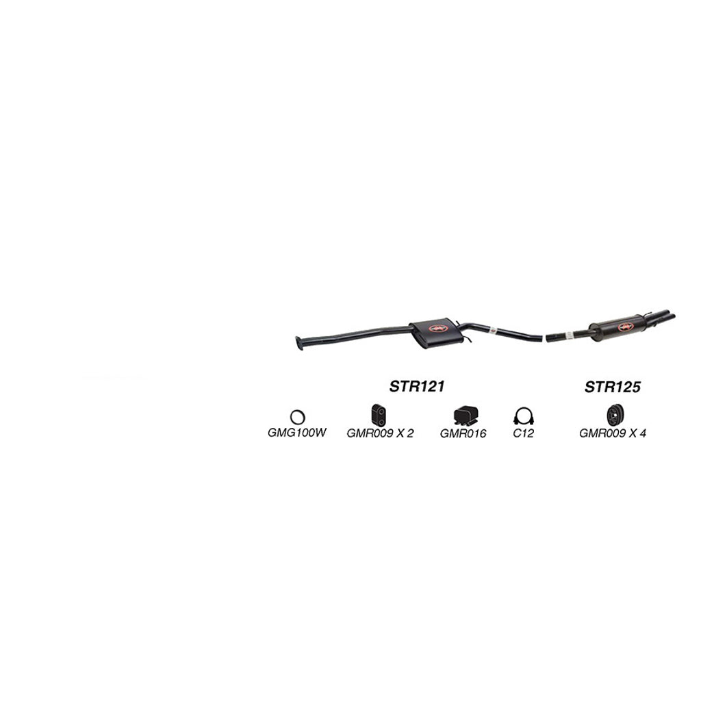 Redback Performance Exhaust System for Holden Statesman (06/1999 - 04/2003), Holden Statesman (06/1999 - 04/2003)