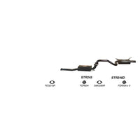 Redback Performance Exhaust System for Ford Fairmont (01/2002 - 04/2008), Falcon (01/2002 - 04/2008)