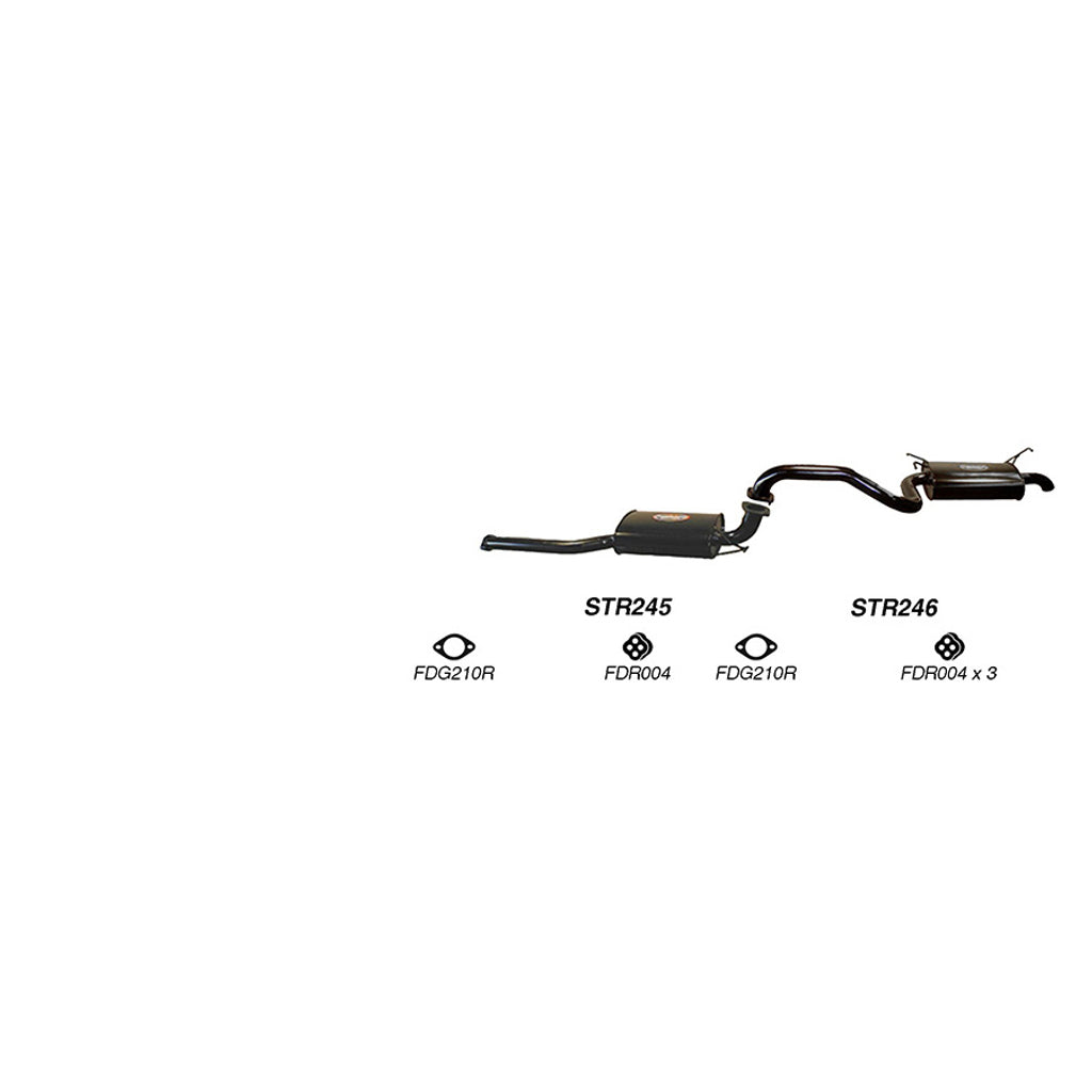 Redback Performance Exhaust System for Ford Falcon (01/2002 - 04/2008), Fairmont (01/2002 - 04/2008)