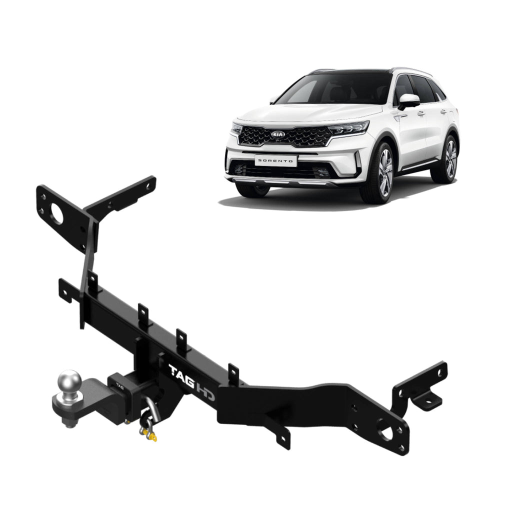 TAG Heavy Duty Towbar & Direct Fit Wiring for KIA Sorento Facelift Models (2024 - On)