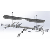 TAG Rear Step, Towbar & Wiring for Volkswagen Transporter T6 Van (09/2019 - on)