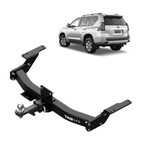 TAG Heavy Duty Towbar & Direct Fit Wiring for Toyota Prado 150 Series With Spare Wheel Underneath (08/2009 - 06/2024)