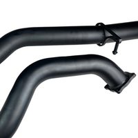 3 Inch DPF Back Stainless Steel Exhaust For Toyota N80 2.8L Hilux with Straight Through Muffler Delete