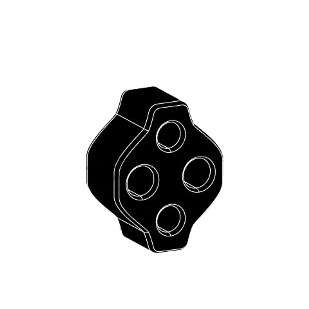 Redback Exhaust Rubber for Holden Commodore (01/1988 - 12/2000), Calais (08/1988 - 09/1997), Caprice (05/2003 - 07/2004), Statesman (05/2003 - 07/2004), HSV Commodore (03/1989 - 07/1991), Senator (03/1992 - 08/1993), Grange (10/1996 - 04/1999), Maloo...