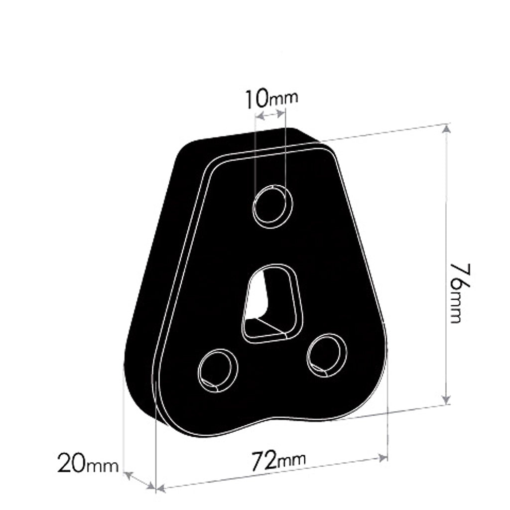 Redback Exhaust Rubber for Mitsubishi Triton (11/1986 - 12/2006), Pajero (11/1986 - 12/2006), L300 Express (11/1986 - 12/2006), Chrysler Neon (11/1986 - 12/2006)