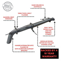 Redback Extreme Duty Exhaust for Mitsubishi MV Triton (07/2023 - on)