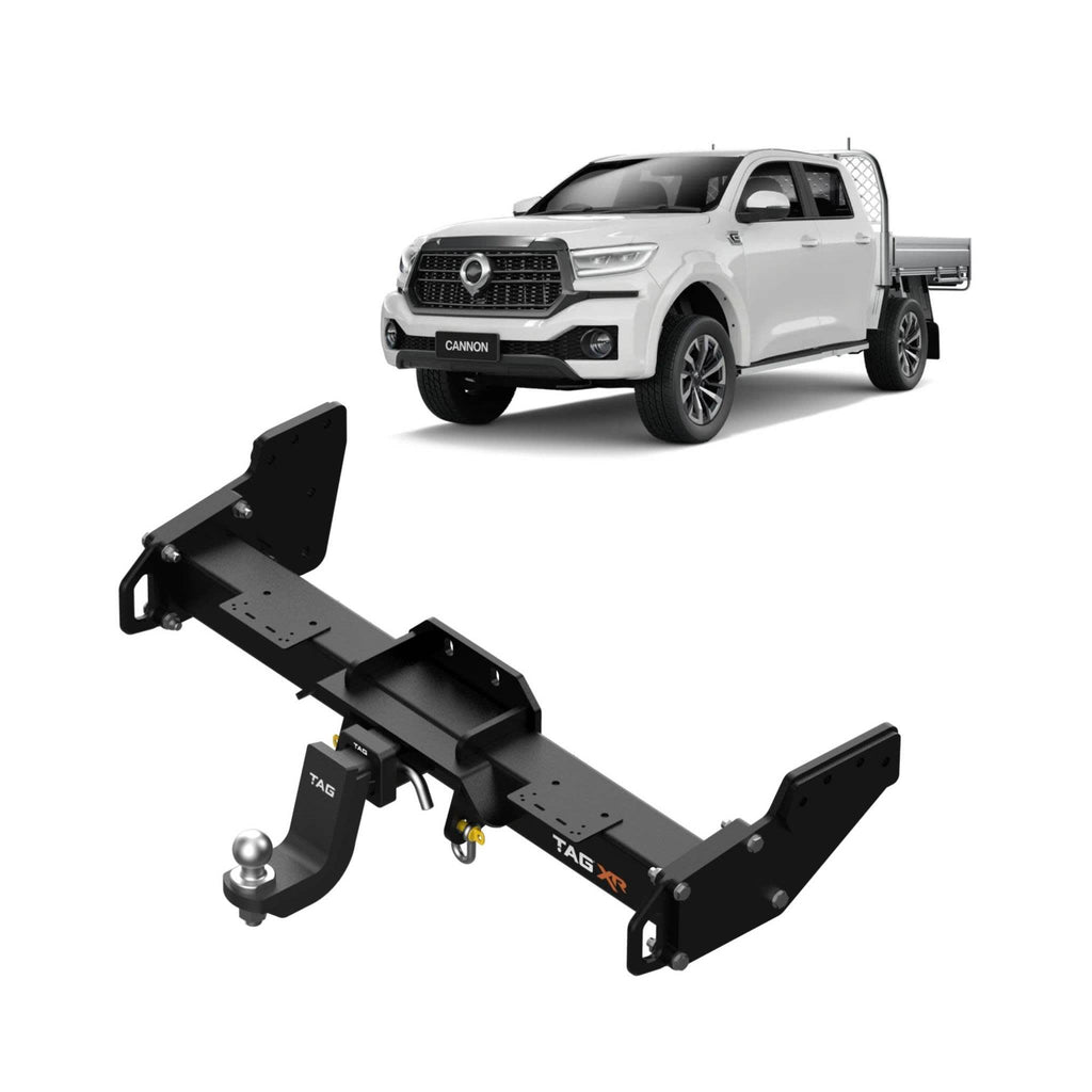 TAG Extreme Recovery Towbar & Direct Fit Wiring Kit for GWM Cannon Cab Chassis (10/2024 - On), Tow Mode: Yes