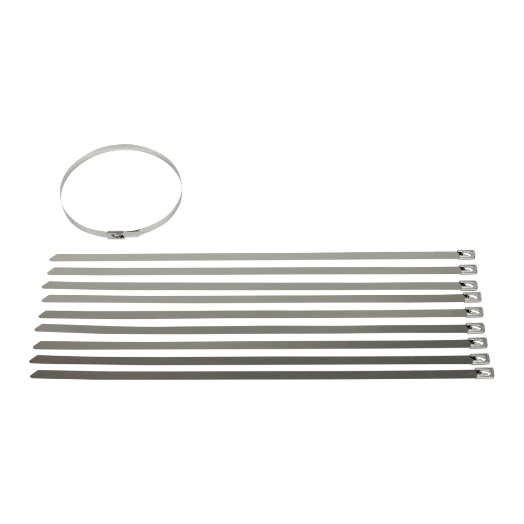 Stainless Steel Cable Ties - 10 Pack (350mm x 8mm)