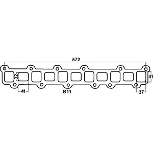Redback Header Gasket for Ford Maverick (06/1980 - 09/2001), Nissan Patrol (06/1980 - 09/2001)