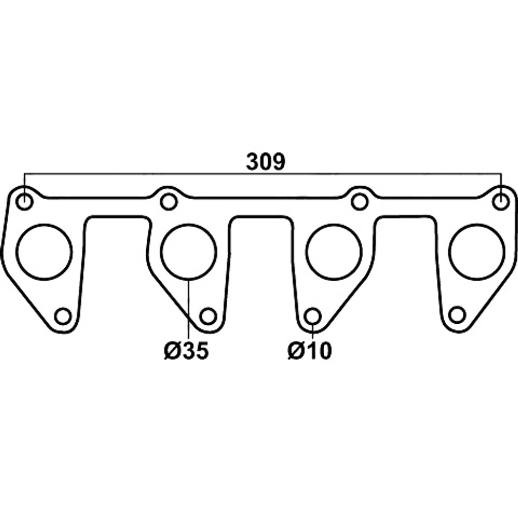 Redback Gasket for various Holden & Nissan
