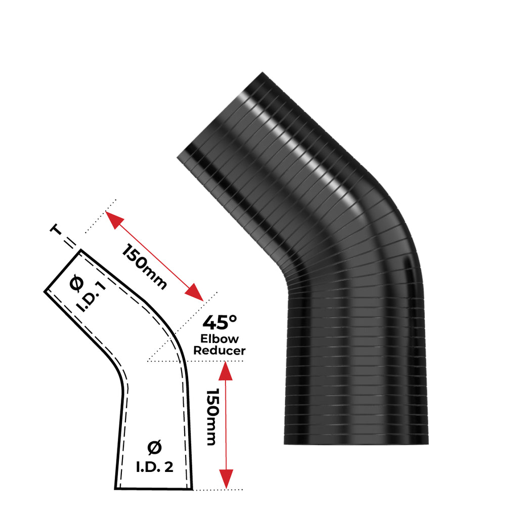 Redback Silicone Hose (3-1/2