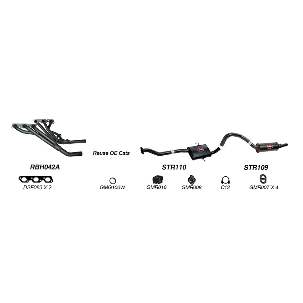 Redback Performance Exhaust System for Holden Commodore (04/1995 - 12/2000)