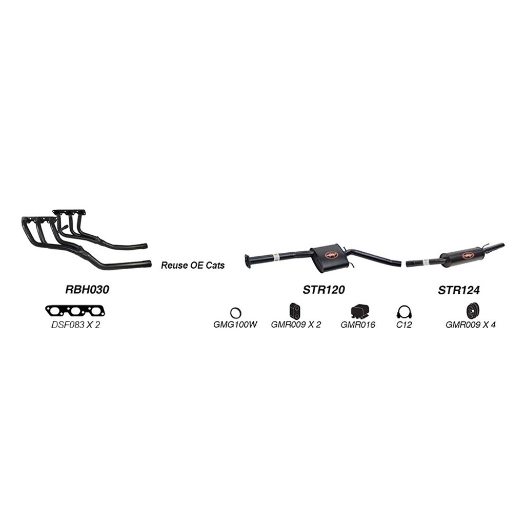 Redback Performance Exhaust System for Holden Commodore (08/1997 - 08/2004), Calais (08/1997 - 08/2004), HSV XU6 (08/1997 - 08/2004)