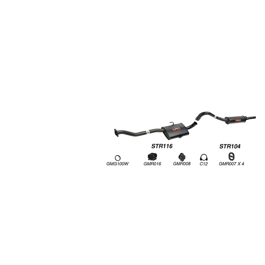 Redback Performance Exhaust System for Holden Calais (04/1995 - 08/1997), Commodore (04/1995 - 08/1997)
