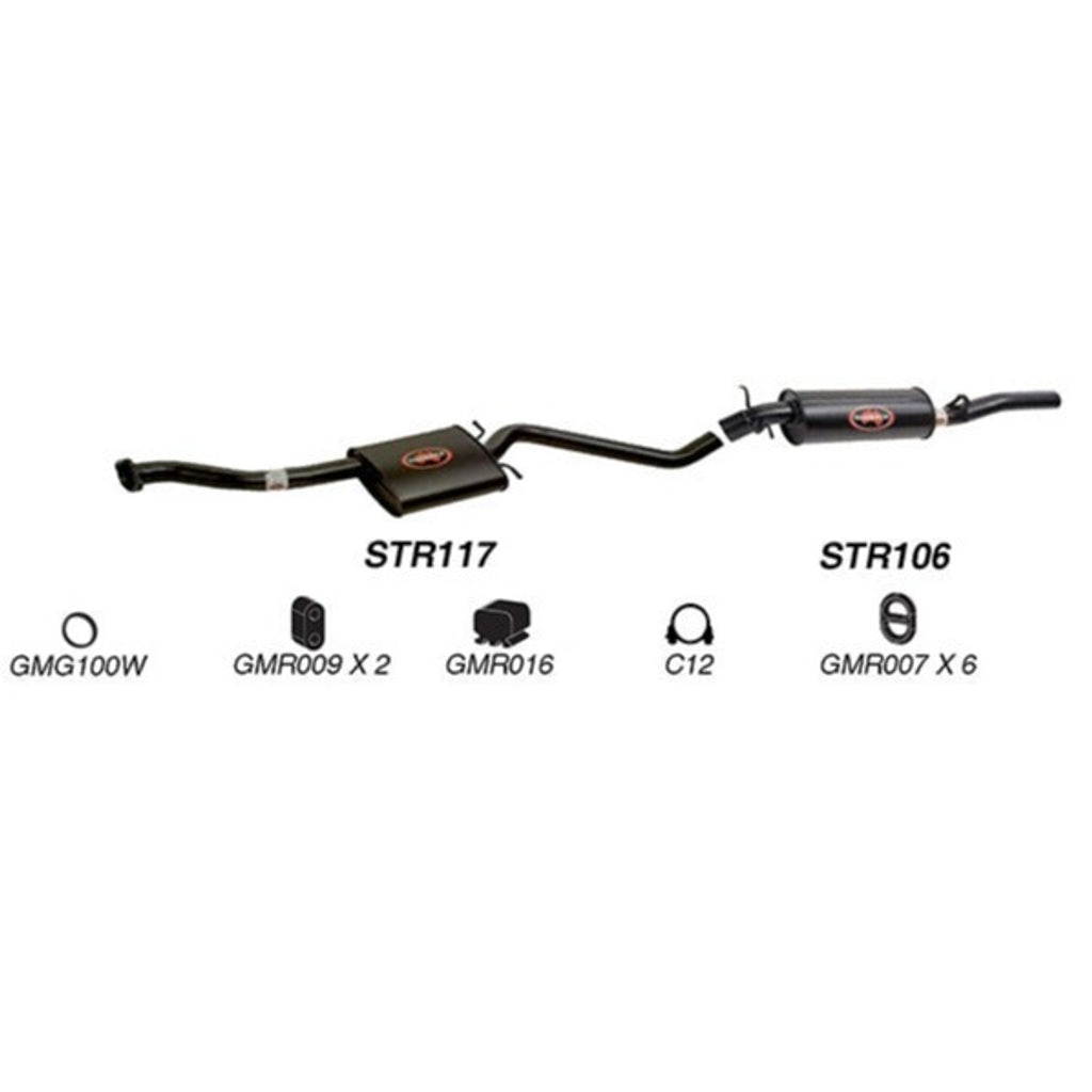 Redback Performance Exhaust System for Holden Calais (04/1995 - 08/1997), Commodore (04/1995 - 08/1997)