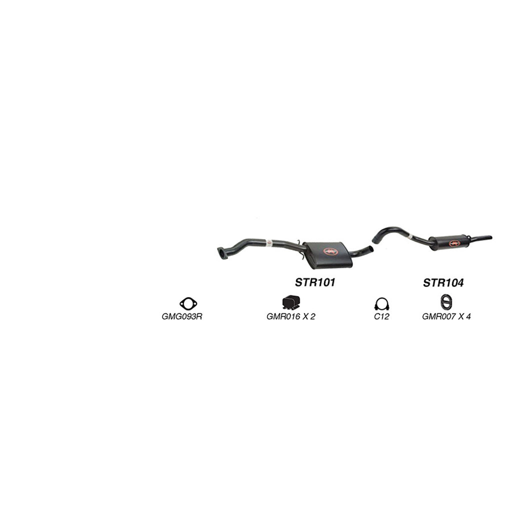 Redback Performance Exhaust System for Holden Commodore (03/1986 - 1988), Calais (03/1986 - 1988)