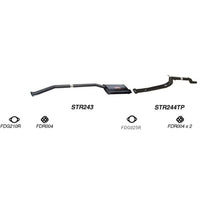 Redback Performance Exhaust System for Ford Falcon (07/1998 - 09/2002)