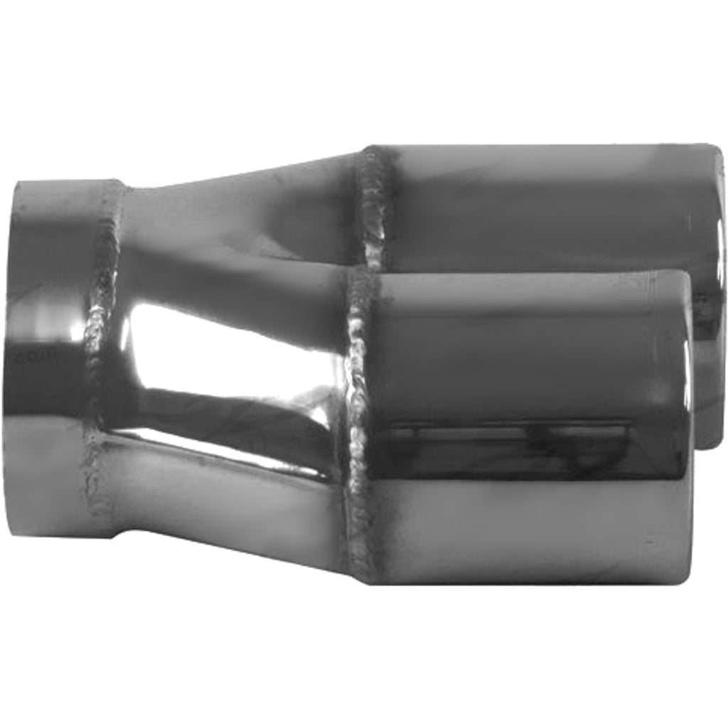 Y-Piece / Stepped / Double Walled / Straight Cut - In 3-1/2