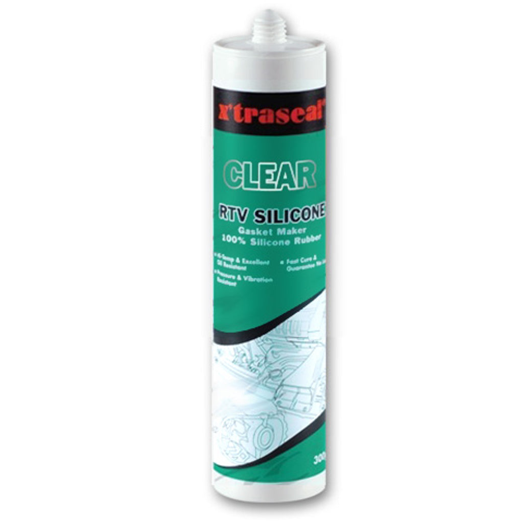 Gasket maker - 625 F, Clear RTV Silicone, 300g